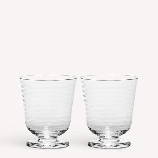 Kosta Boda Viva All Purpose Glass Small Set of 2 - Personalized Crystal Client Appreciation Gift