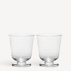 Kosta Boda Viva All Purpose Glass Small Set of 2 - Personalized Crystal Client Appreciation Gift