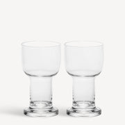 Kosta Boda Picnic Small Glass Set of 2 - Custom Etched Vintage Style VIP Present