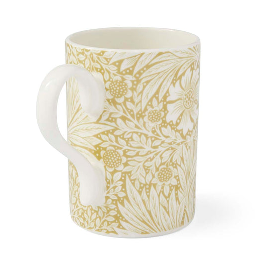 Spode Morris & Co. Marigold Mug – Historic Golden Floral English Coffee Cup Spode