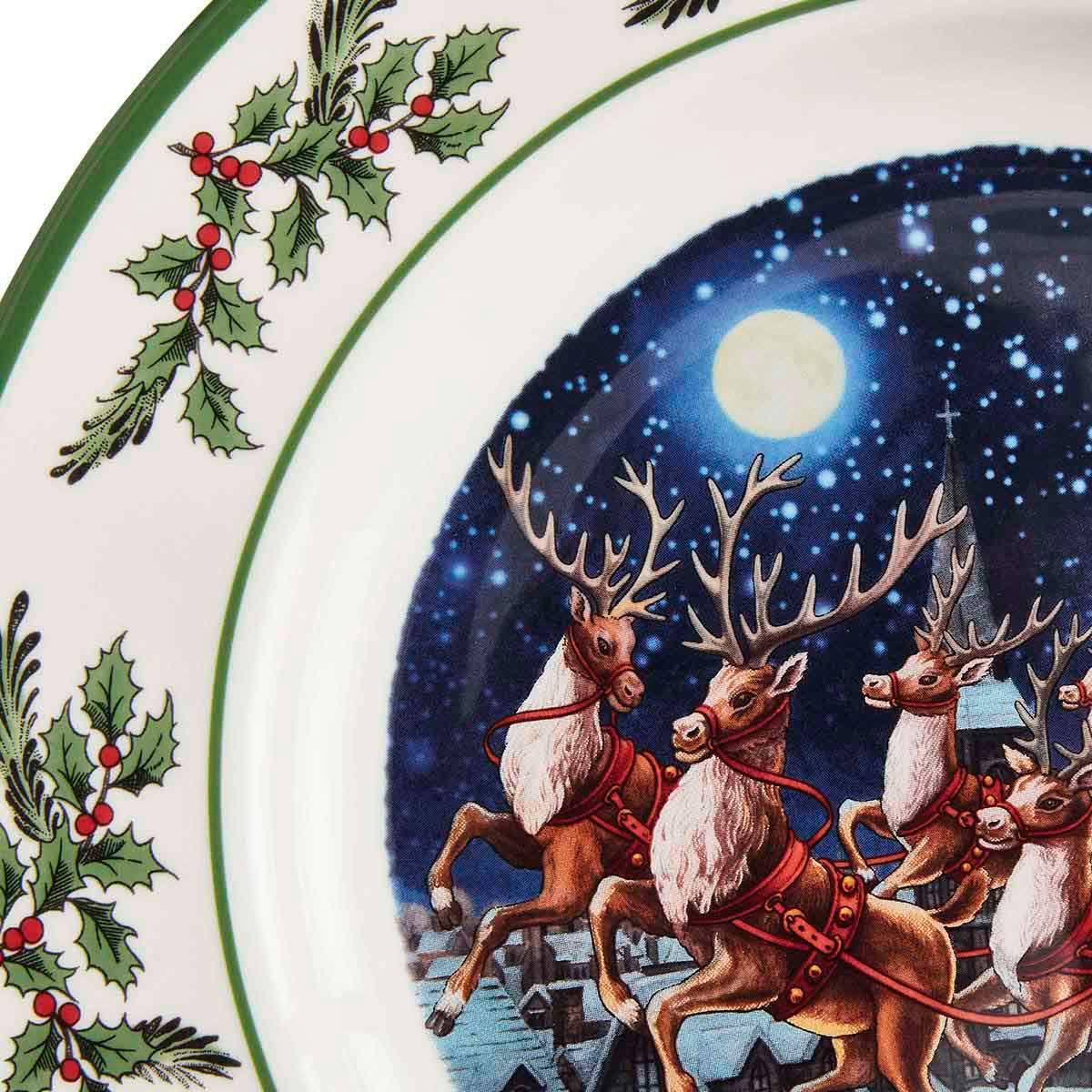 Spode Christmas Tree 2025 Annual 10" Santa Plate – Luxury Holiday Gift Spode