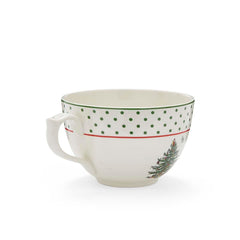 Spode Christmas Tree Polka Dot Jumbo Cup – Custom Family Anniversary Gift Spode