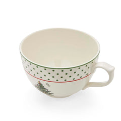 Spode Christmas Tree Polka Dot Jumbo Cup – Custom Family Anniversary Gift Spode