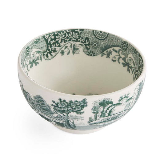 Spode Heritage Green Italian Dip Bowls – Set of 4 Ceramic Olive & Sauce Dishes Spode