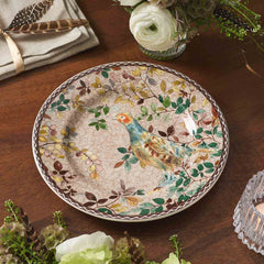 Spode Woodland Accents Grey Partridge Salad Plate – Countryside Wild Bird Earthenware Spode