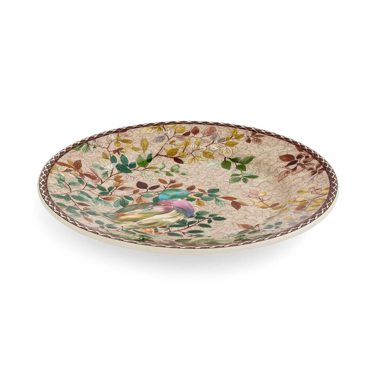 Spode Woodland Accents Mallard Duck Salad Plate – Countryside Wild Bird Earthenware Spode