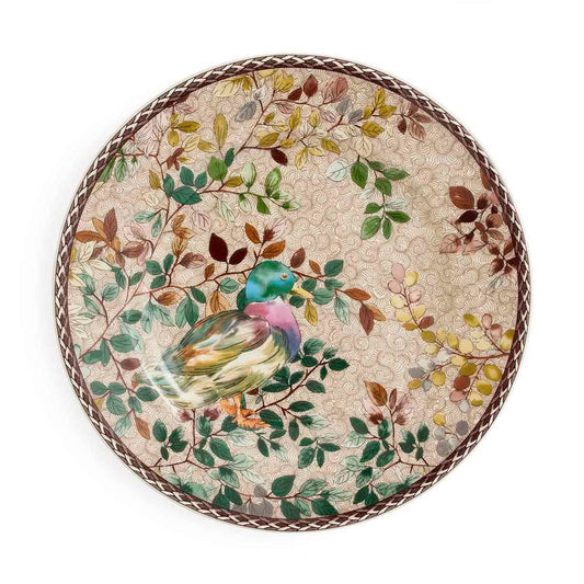 Spode Woodland Accents Mallard Duck Salad Plate – Countryside Wild Bird Earthenware Spode