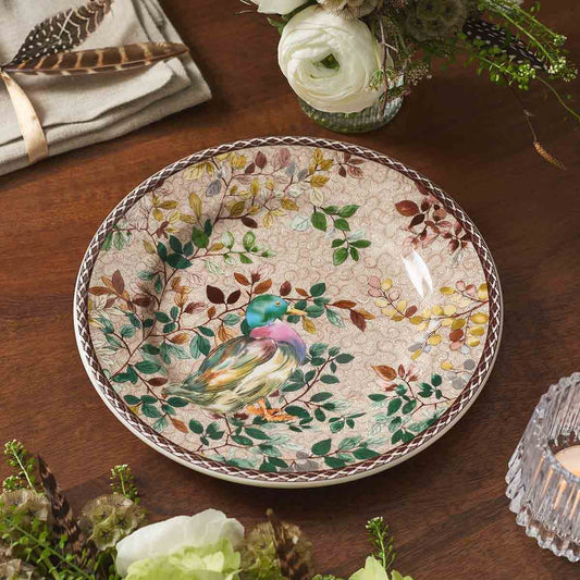 Spode Woodland Accents Mallard Duck Salad Plate – Countryside Wild Bird Earthenware Spode