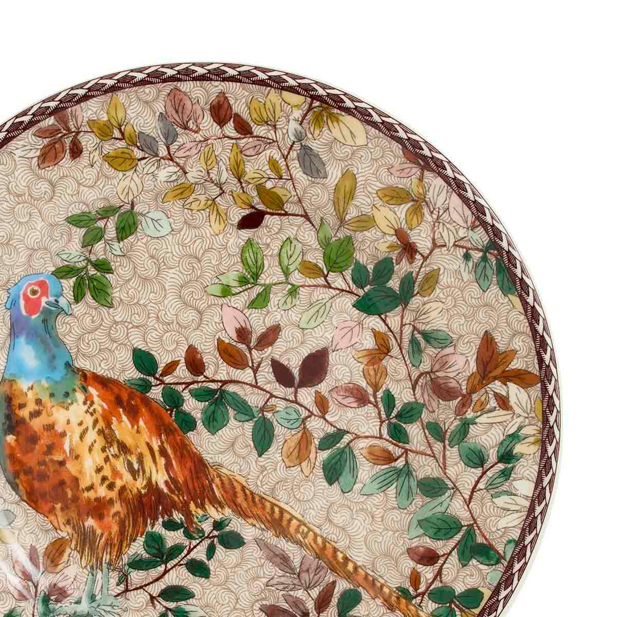 Spode Woodland Accents Pheasant Salad Plate – Countryside Wild Bird Earthenware Spode