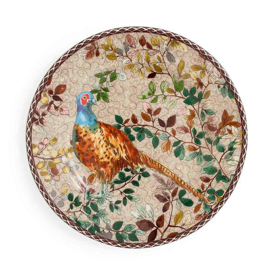 Spode Woodland Accents Pheasant Salad Plate – Countryside Wild Bird Earthenware Spode