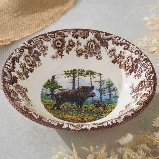 Spode Woodland Accents Red Grouse Salad Plate – Countryside Wild Bird Earthenware Spode