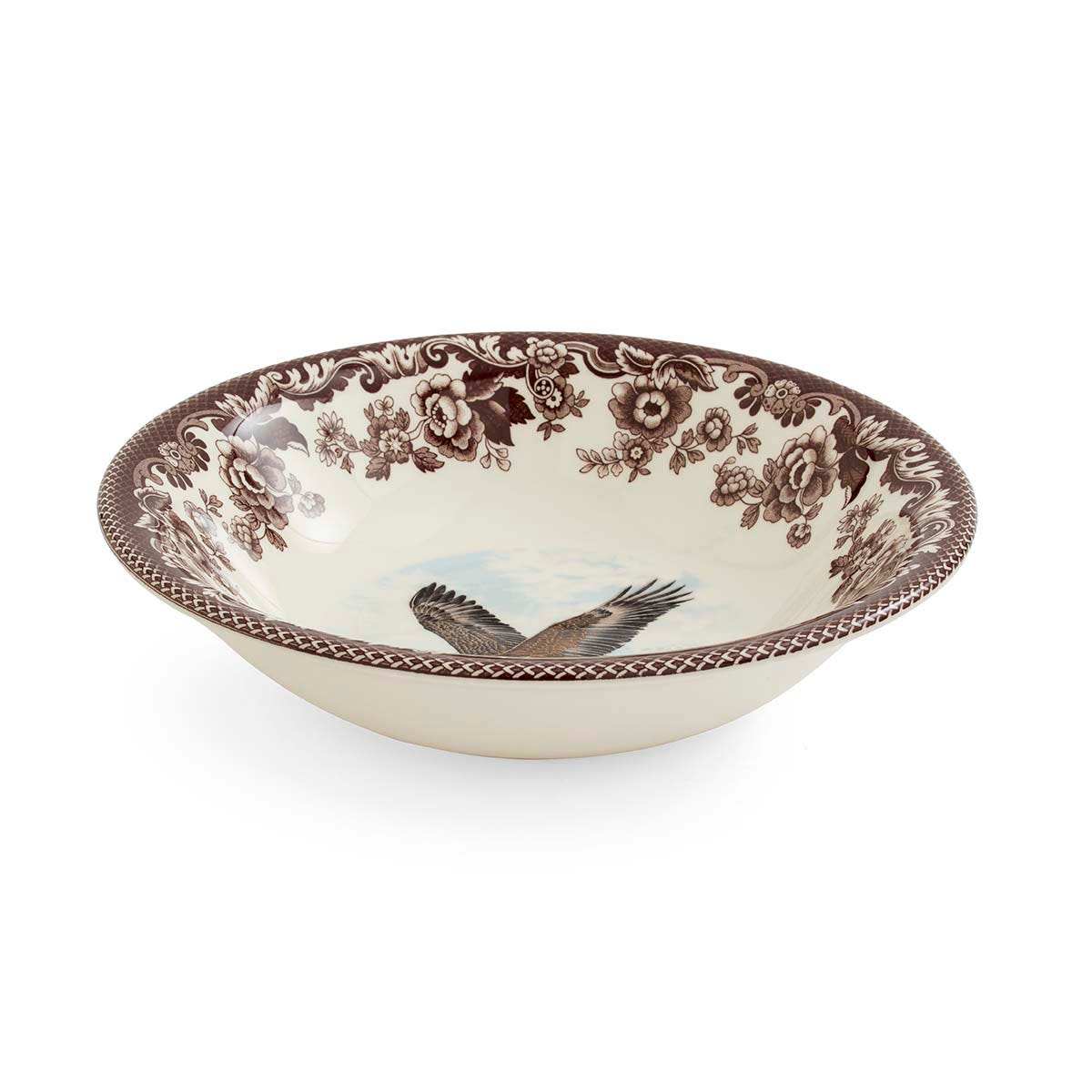 Spode American Declaration Anniversary Bowl – British Flowers Eagle Earthenware Spode
