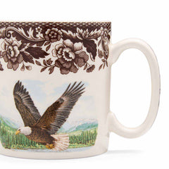 Spode American Declaration Anniversary Mug – British Flowers Eagle Coffee Cup Spode