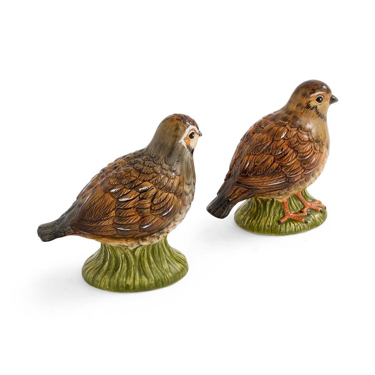 Spode Woodland Quail Salt & Pepper Set – Rustic Wildlife Table Accents Spode