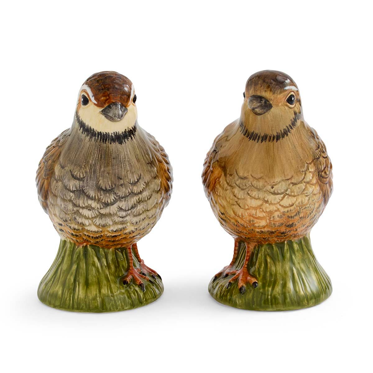 Spode Woodland Quail Salt & Pepper Set – Rustic Wildlife Table Accents Spode
