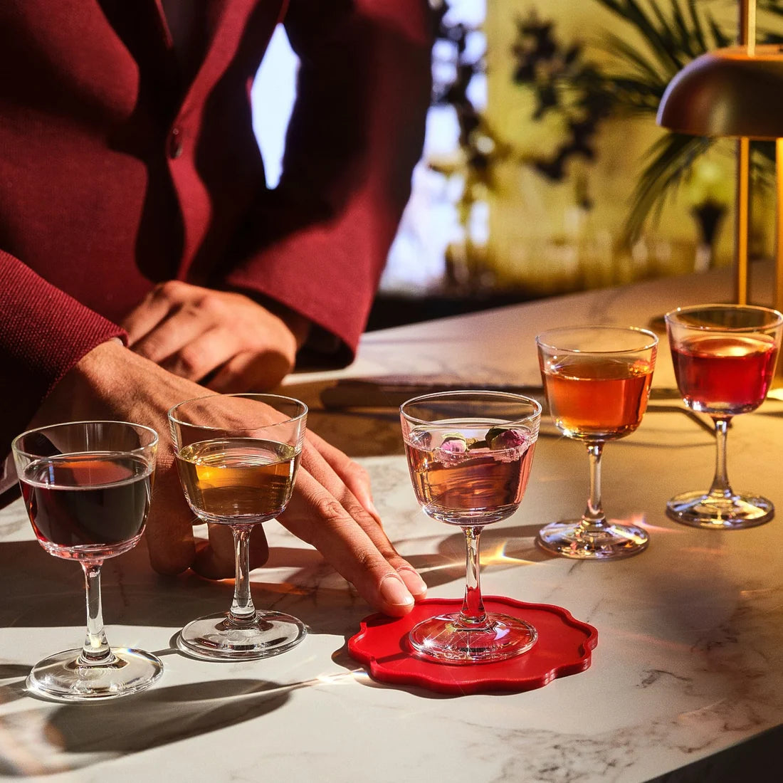 Bar/Giani Set of 4 Welcome Drink Glasses