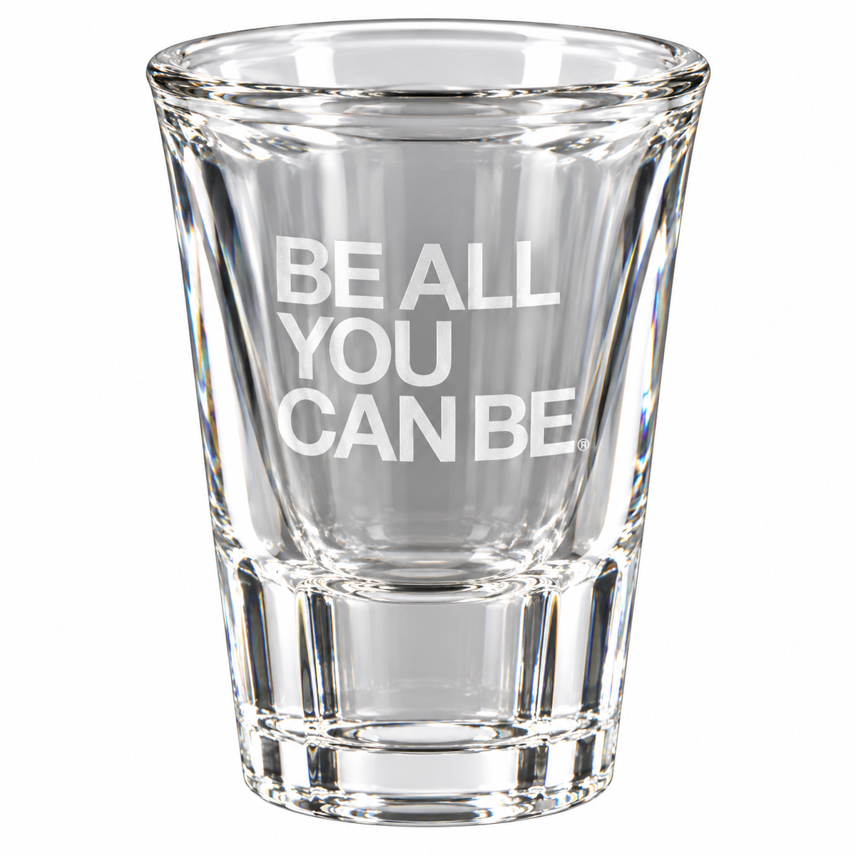 BeAllYouCanBeShotGlass