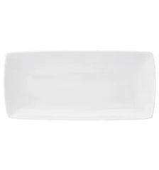 CARRÃ‰ WHITE RECTANGULAR PLATTER 38 - Crystal House