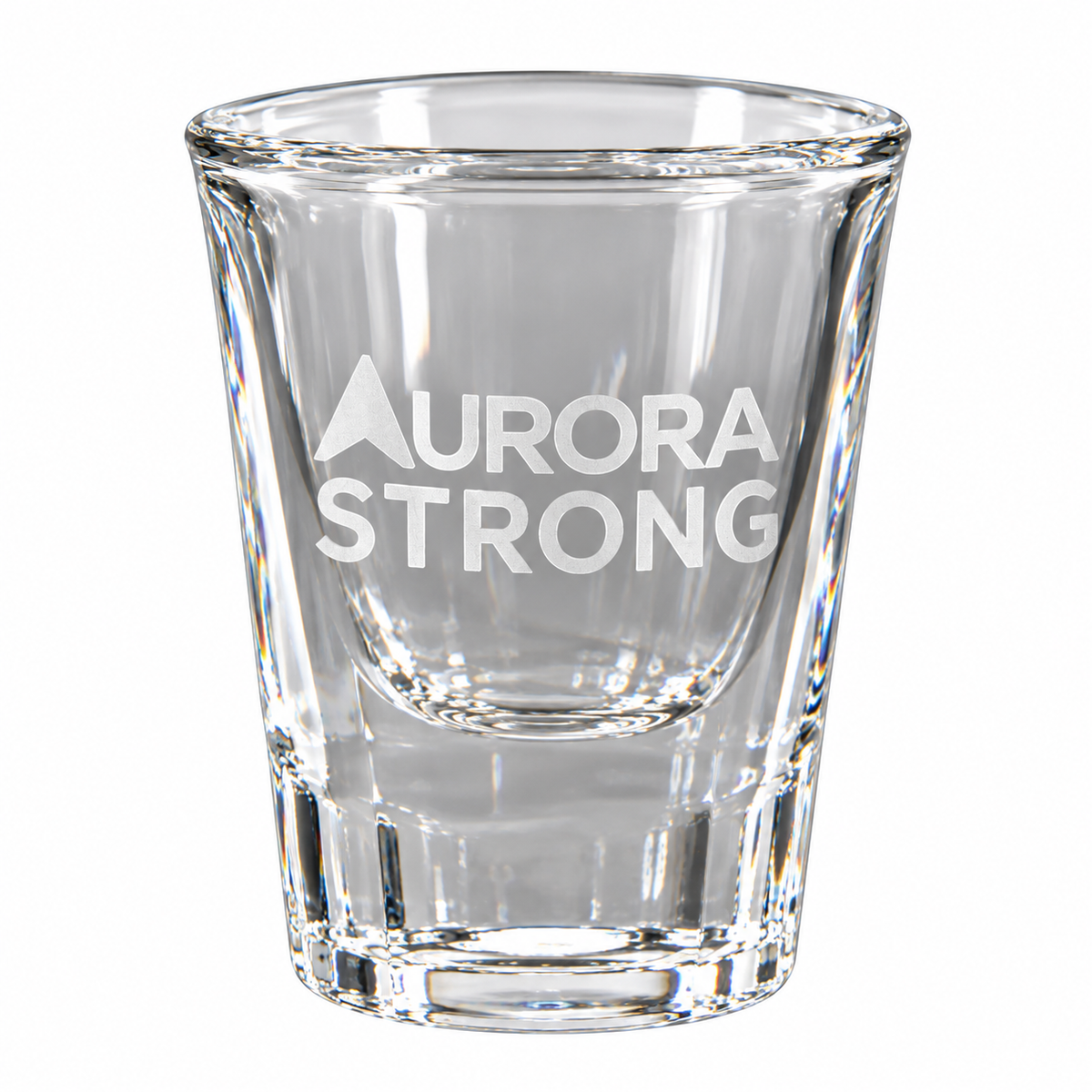 ClearAURORASTRONGShotGlass