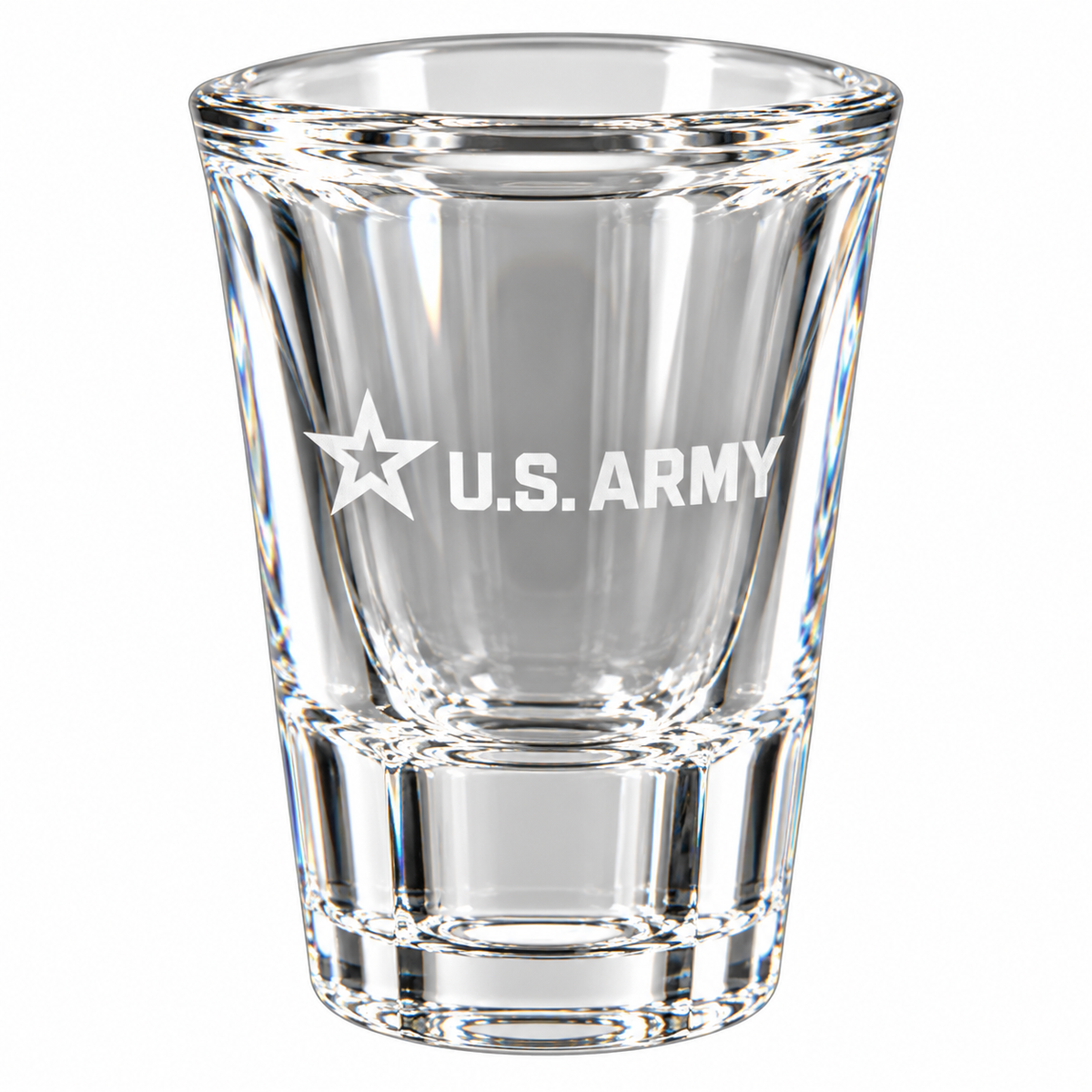 ClearEtchedU.S.ArmyShotGlass