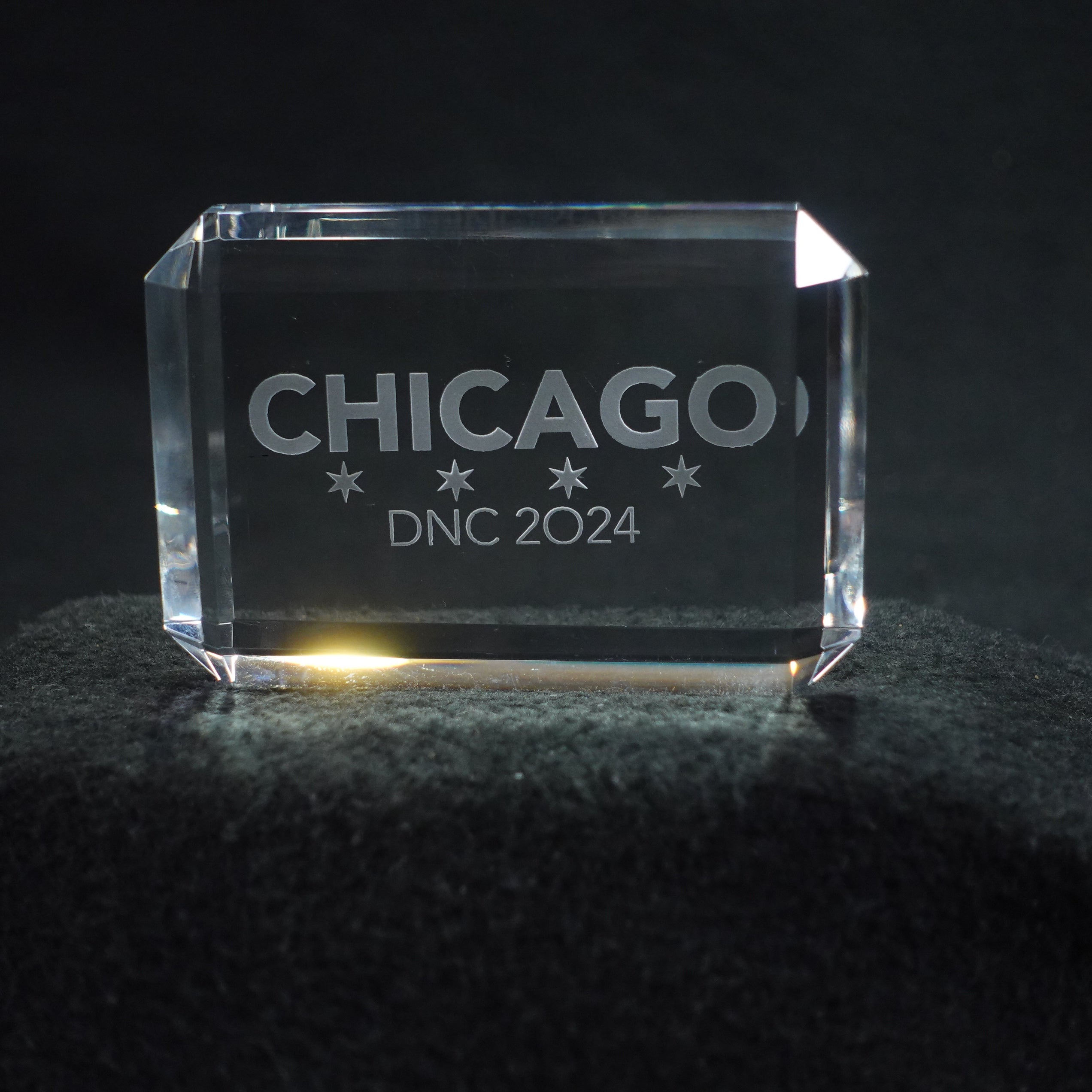 DNC Faceted Paperweight