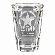 EngravedU.S.ArmyCrystalShotGlass