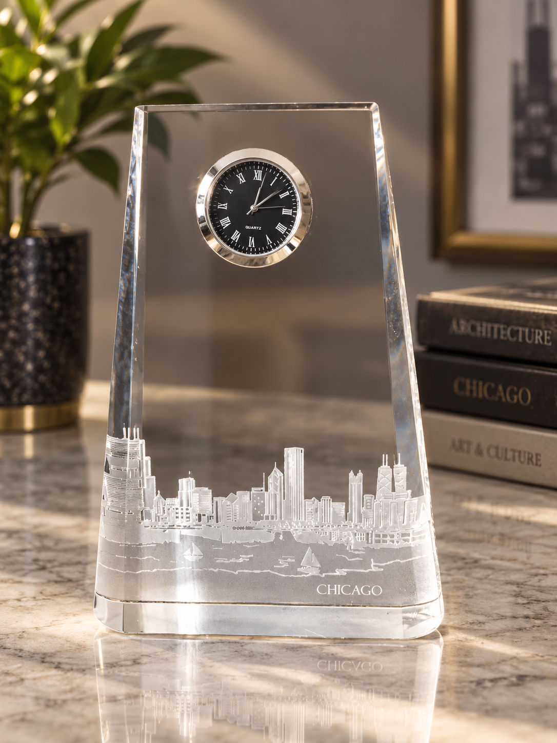 Deep carved crystal donor recognition plaque — crystal-house-dsc-donor.webp