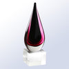 BURGUNDY TEARDROP AWARD