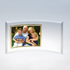 CURVED HORIZONTAL GOLD PHOTO FRAME