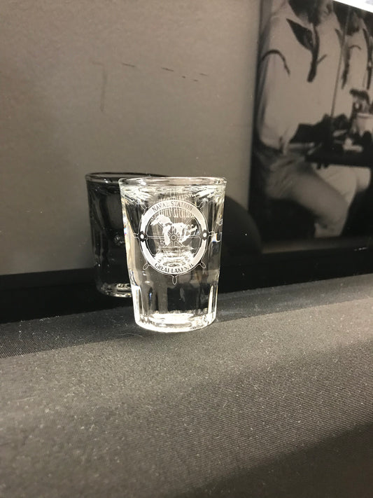 Great Lakes Naval Station Logo - Military Memorabilia - WBM - Pair - Crystal House