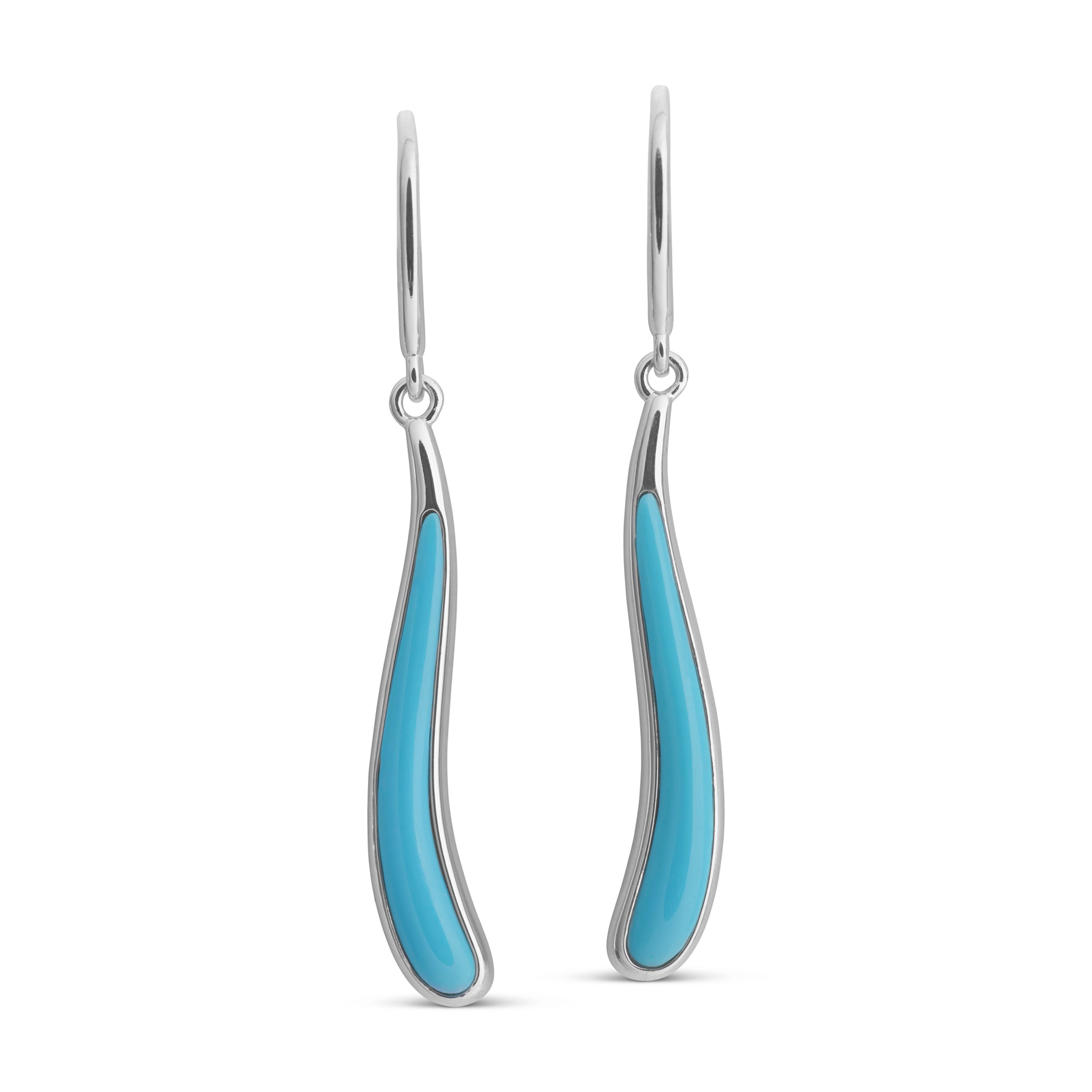 Marina Luxe Silver Flow Dangle Earrings