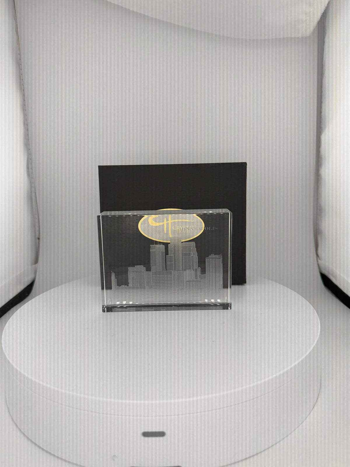 I Love Minneapolis Skyline Crystal House - Skyline