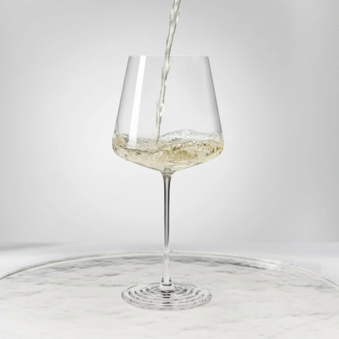 Splash Set of 2 White Wine Glasses