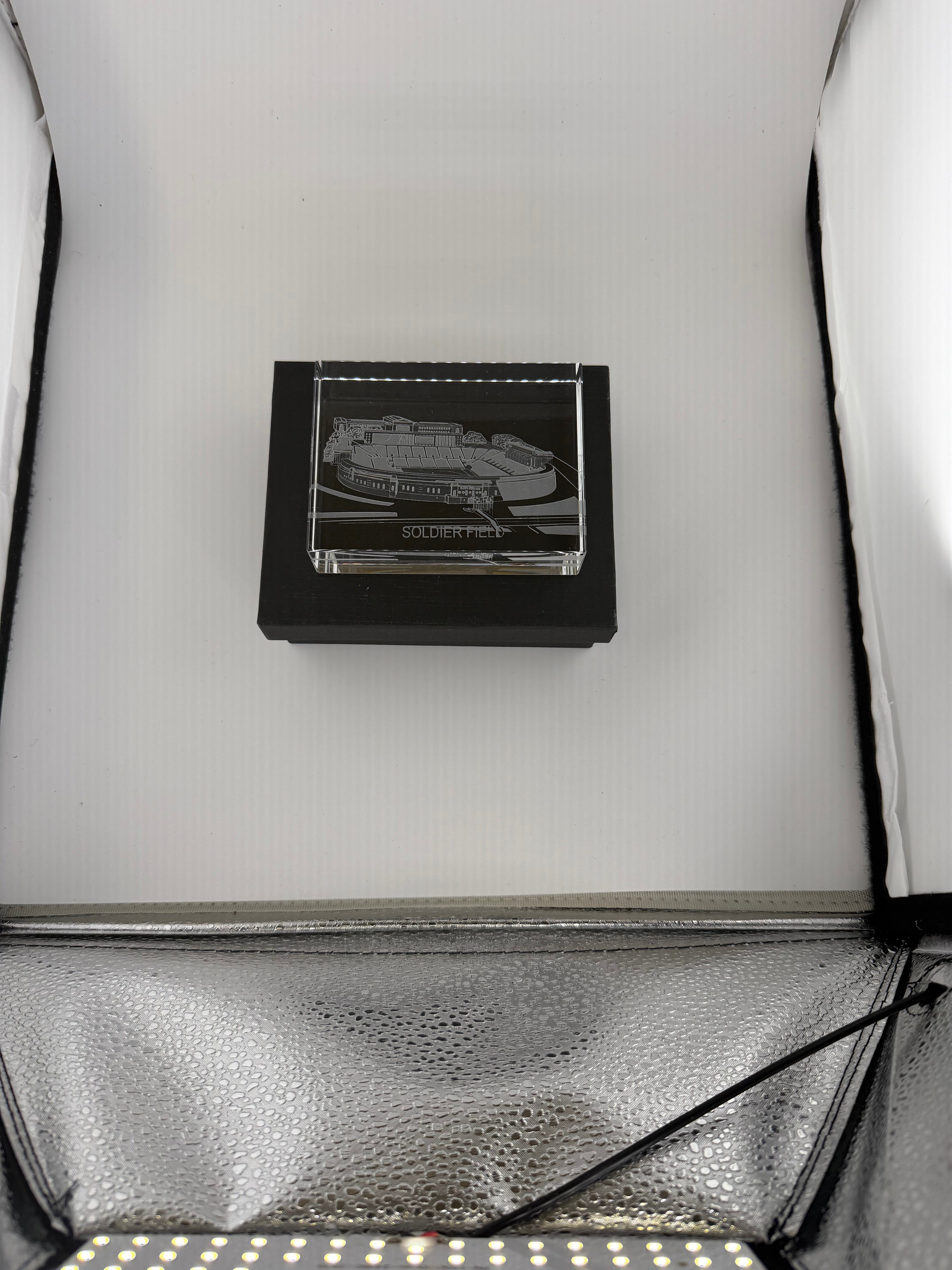 I Love Soldier Field Crystal House - Skyline