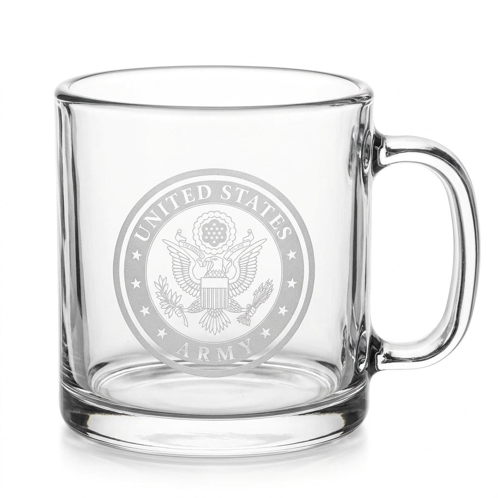 US Army Insignia on Warm Beverage mug