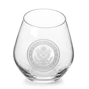 United States Army Stemless Glass