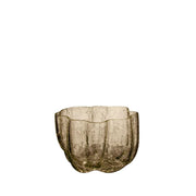 Crackle Bowl/Votive Taupe