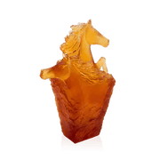 Amber Cavalcade Pencil Holder Daum