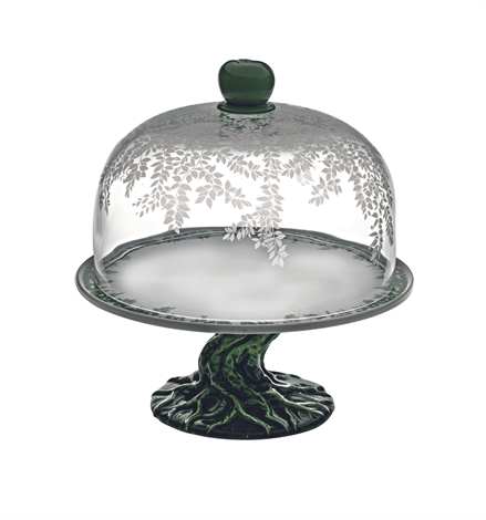 Apple Cake Stand with Dome Vista Alegre - Crystal House
