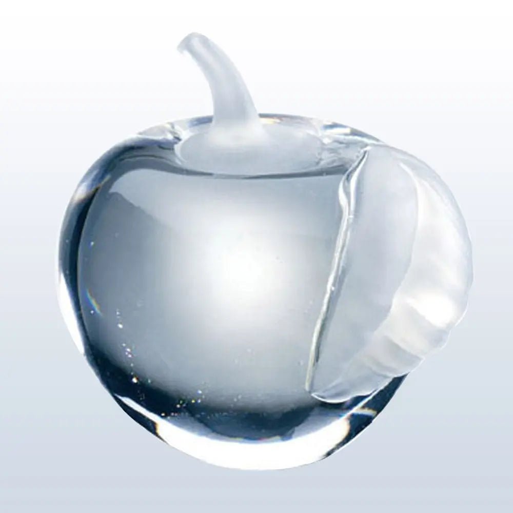 APPLE W/ FROSTED LEAF Crystal House - Prism
