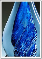 Arctic Whirlpool Tear drop - 1813 Monarch Custom Glass