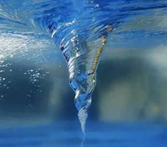 Arctic Whirlpool Tear drop - 1813 Monarch Custom Glass