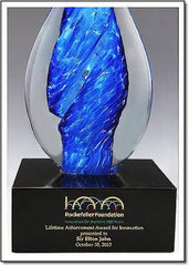 Arctic Whirlpool Tear drop - 1813 Monarch Custom Glass