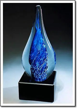 Arctic Whirlpool Tear drop - 1813 Monarch Custom Glass