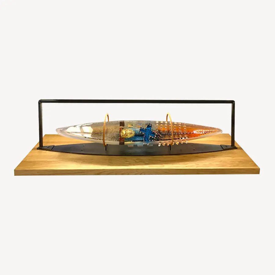 Art Glass Unique Bertil Vallien Outpost UN -22 Kosta Boda