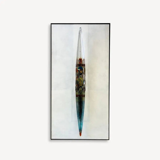 Art Glass Unique Bertil Vallien Treshold Painting Kosta Boda