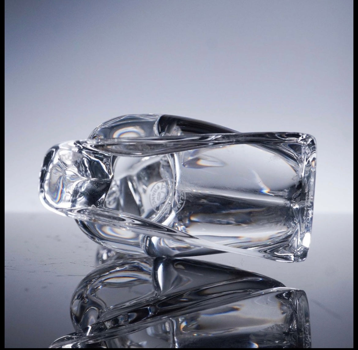 Baccarat by Robert Rigot Crystal Kneeling Nude Figurine Crystal House - Replacements