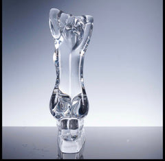 Baccarat by Robert Rigot Crystal Kneeling Nude Figurine Crystal House - Replacements