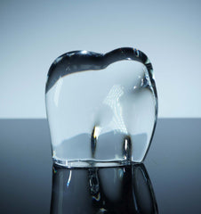 Baccarat Clear Crystal Figurine, Stylized Elephant Crystal House - Replacements