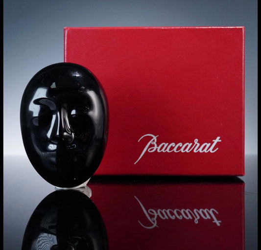 Baccarat Crystal Figurine, Tikki Tikki Black Crystal House - Replacements